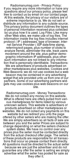 radiomanumag privacy