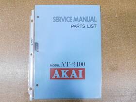 Akai At-2400 Stereo Tuner Service Manual With Schematics Original