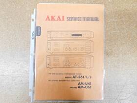 At-s61 Akai At-s61/l/j Fm/am Quartz Synthesizer Tuner With Schematics Original
