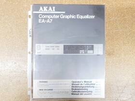 Ea-a7 Akai Computer Graphic Equalizer Operators Manual Original