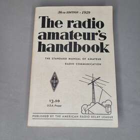 Arrl 36th The Radio Amateurs Handbook Edition 1959 American Relay League