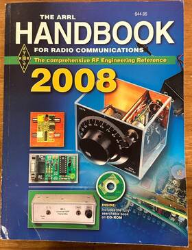 Arrl 780872591011 2008 Handbook - Invaluable Amateur Radio Reference Good Condition