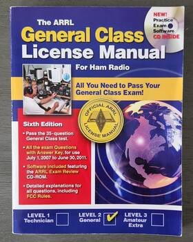 Arrl 780872598690 Inch General Class License Manual For Ham Radio Lvl 2 6th Ed-cd By Ward Silver