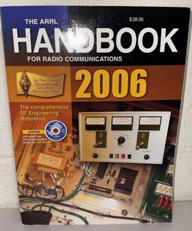 Arrl 780872599482 The Handbook For Radio Communications 2006 Softcover Book And Cd Rom Disc