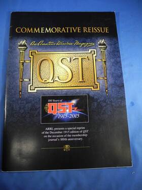 Arrl 781625950369 1915-2015 Qst Magazine Amateur Wireless Anniversary Commemorative Reissue