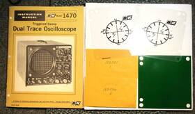1470 B & K Precision Dynascan B&k Triggered Sweep Dual-trace Oscilloscope Manual Extras Original