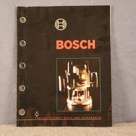 920044 Bosch 1992 Precision Power Tools And Accessories Large Format Catalog