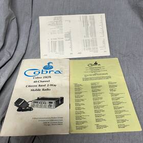 21gtl Cobra Original Nos 40 Channel Am Cb Radio Owners Manual