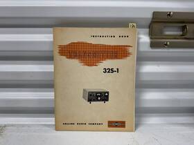 32s-1 Collins 325-1 Instruction Manual Book Transmitter Model