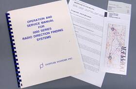 Doppler Systems Ddf-5000 Ddf-5001 5000 Series Direction Finder Original Op Service Manual