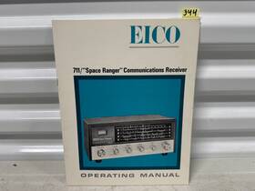 Dx-711 Eico Vintage Model 711 Space Ranger Solid State Communication Receiver