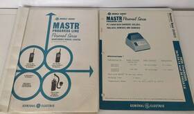 Lbi-4575g Ge Lbi-4957e Mastr Progress Line Personal Series Manual And Desk Charger