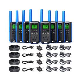 2arre2019g600 Gocom G600 Frs Walkie Talkies For Adults Long Range Two Way Radio Rechargeable 8 Pa
