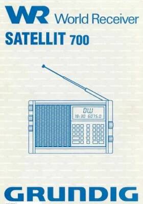 15055-941.01 Grundig Satellit 700 Manual New World Receiver Book Rare Usa