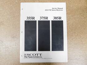 385r H.h. Scott 355r/375r/385r Am/fm Stereo Receiver Service Manual With Schematics