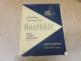Heathkit Aa-40 Vintage Basic Stereo Amplifier User Manual Original