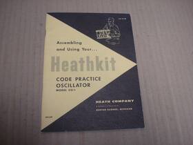 Co-41 Heathkit Manual For Code Practice Oscillator Model Co-1 1960