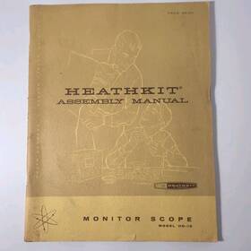 H0-10 Heathkit Monitor Scope Model Assembly Manual Vintage
