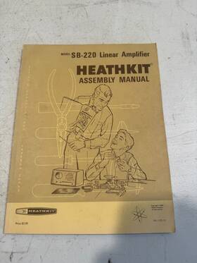 Heathkit Ha-220 Original -meter Fm Amplifier Assembly Manual