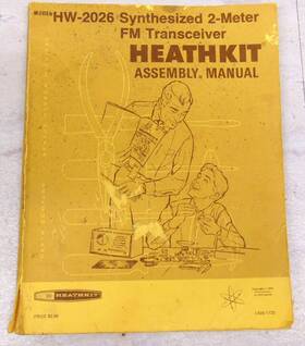 Hw-2026 Heathkit 2meter Mobile Radio Original Printed Op And Assembly Manual
