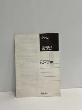 Ic-u18 Heathkit Very Good Genuine Original Icom 2 Meter Portable Fm Transceiver Manual