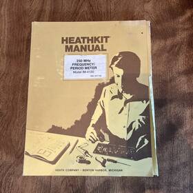 Im-4120 Heathkit Vintage 1977 Manual 250 Mhz Frequency/period Meter Model