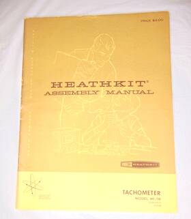 Mi-18 Heathkit Assembly Manual For Tachometer Model 1969 Original Foldouts