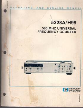 05328-90082 Hewlett Packard 5328 Orig 5328a/h99 500 Mhz Universal Frequency Counter