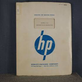 Hp 211a Model Square Wave Generator Operation And Service Manual
