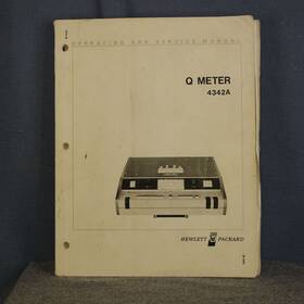 4342a Hp Model Q Meter Operation And Service Manual