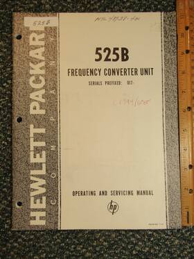 525b Hp Frequency Converter Unit Operating And Service Manual Original