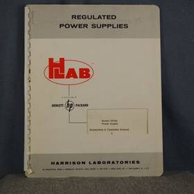 6344a Hp Model Dc Power Supply Operating And Service Manual