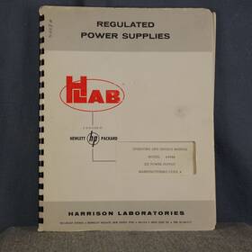6438a Hp Model Dc Power Supply Operating And Service Manual
