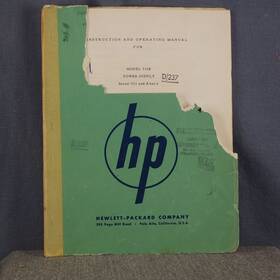 712b Hp Model Power Supply Operating And Service Manual