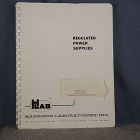 Hp 808a Model Power Supply Operating And Service Manual