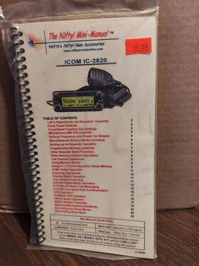 Ic-2820 Icom Nifty Mini Manual New
