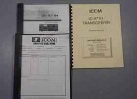 Ic-471h Icom Instruction Manual - Premium Card Stock Covers And 28lb Paper