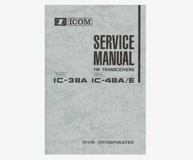 Ic-48a Icom Ic-48e Ic-38a And Service Repair Manual Usb Or Printed