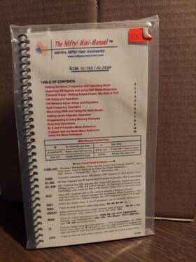 Ic-703p Icom Nifty Mini Manual Ic-703/ New