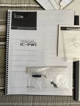 Ic-pw1 Icom Service Manual Operating Foldouts Schematics And Warranty