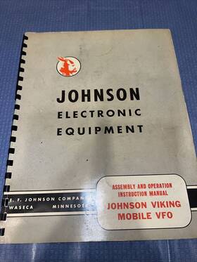 240-152-2 Johnson Mobil Vfo Operating Manual Original In Good Condition