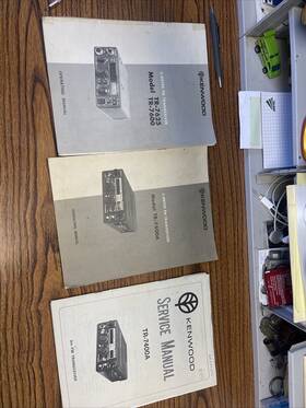 Tr7600 Kenwood 7400a Tr Instruction Manual 7625 3 Booklets