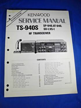 Sp-940 Kenwood At-940 Service Manual Instructions For Ts-940 S Original