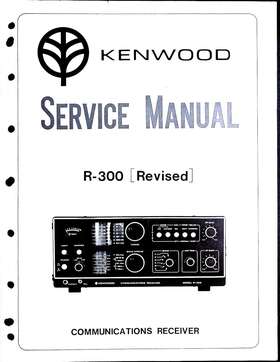 R-300 Kenwood Communications Receiver Original Service Manual - Revised