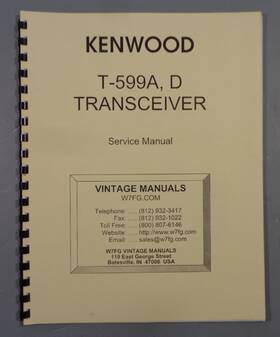 T-599a Kenwood Service Manual Reprint