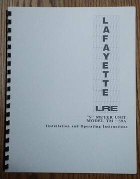 Ic-r75 Lafayette Tm-59a Icom R75 Receiver Original Factory Instruction Manual