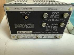 Bo-32 Lambda Lm Power Supply 0-32 Volts Dc