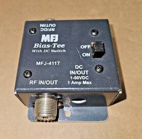 Mfj 4117 Bias Tee With Dc Switch - From Dealer Stock Manual Unused