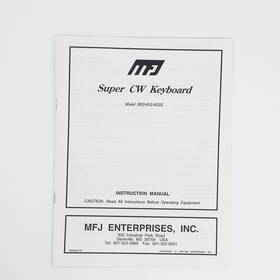 Mfj Mfj-452x Mfj-452/452x Super Cw Keyboard Original Manual