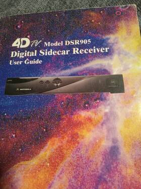 Dsr905 Motorola 4dtv Digital Sidecar Receiver User Guide